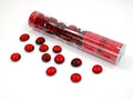 40 or more Crystal Red Glass Gaming Stones