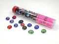 40 or more Assorted Iridized Glass Gaming Stones