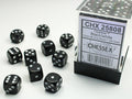 Opaque 12mm D6 Black/White Dice