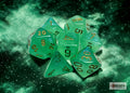Borealis Light Green/Gold Polyhedral 7-Die Set