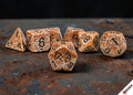 Speckled Rust Polyhedral 7-Die Set
