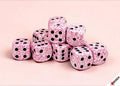 Speckled 16mm D6 Pink/Black Dice