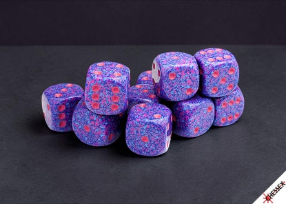 Speckled 16mm D6 Purple/Pink Dice
