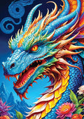 Blue Dragon 1000-Piece Enjoy Puzzle