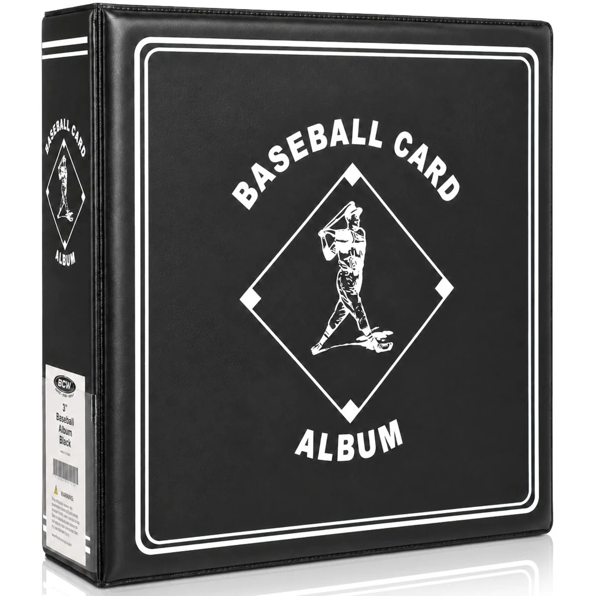 3" Album - Baseball - Black