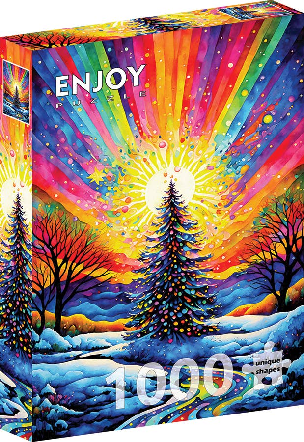 Christmas Tree Celebration 1000-Piece Enjoy Puzzle