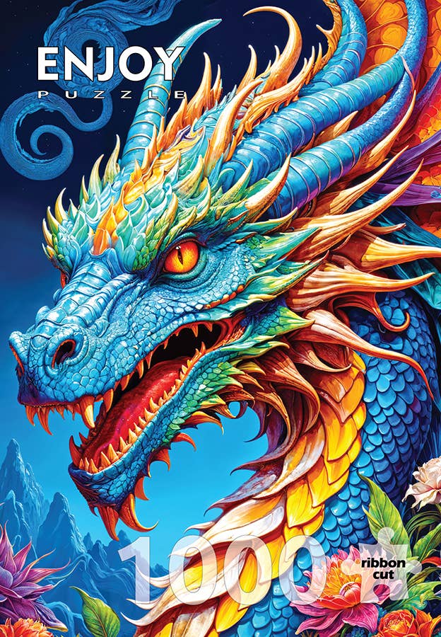 Blue Dragon 1000-Piece Enjoy Puzzle