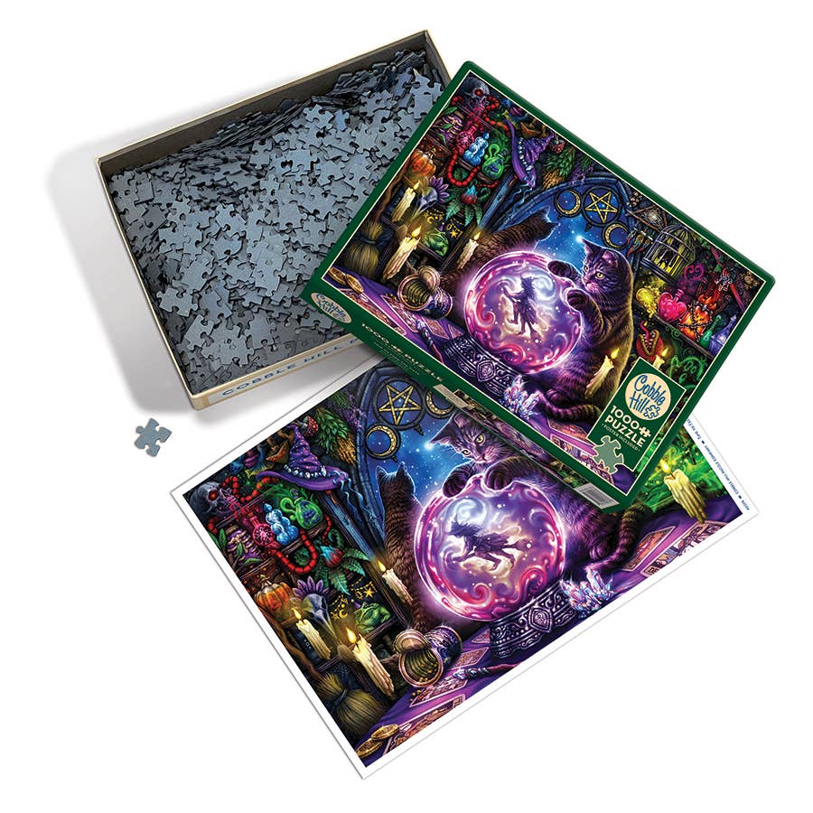 Time to Feed the Cats 1000-Piece Cobble Hill Puzzle