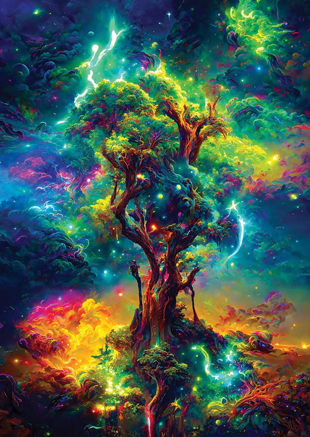 Cosmic Tree of Life 1000-Piece Enjoy Puzzle