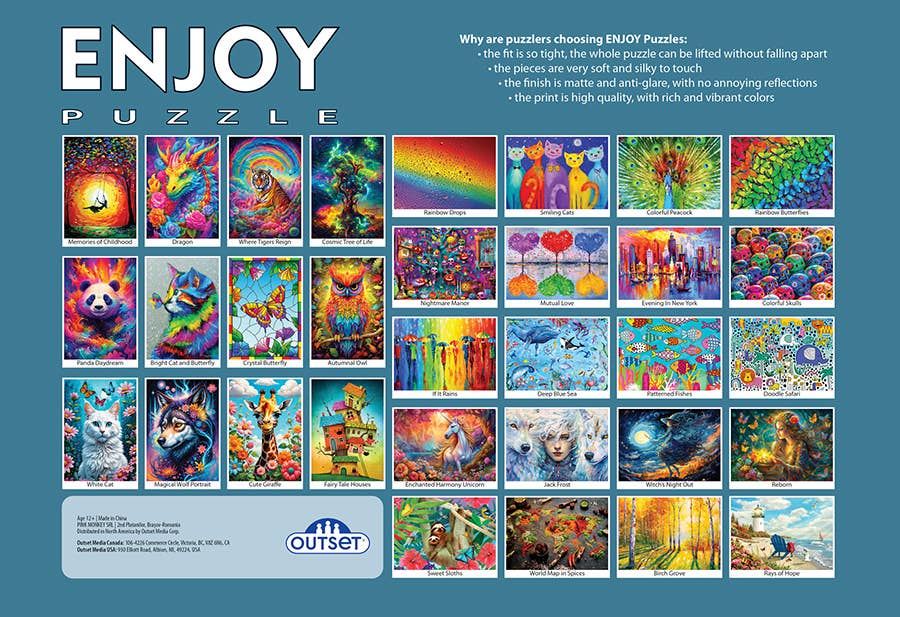 Cosmic Tree of Life 1000-Piece Enjoy Puzzle