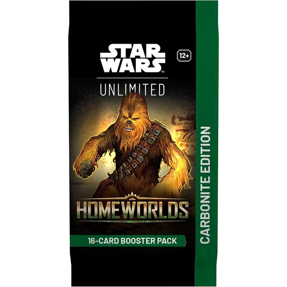 Star Wars Unlimited Carbonite Edition Booster - Homeworlds