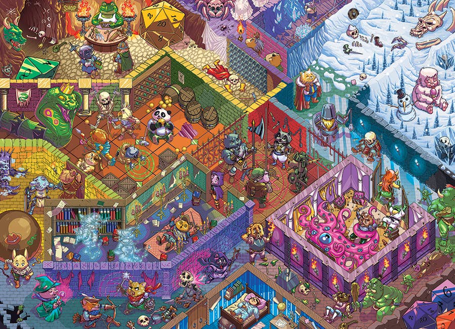 Dungeon Run 500-Piece Cobble Hill Puzzle
