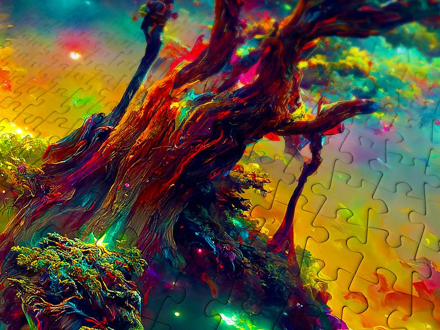 Cosmic Tree of Life 1000-Piece Enjoy Puzzle