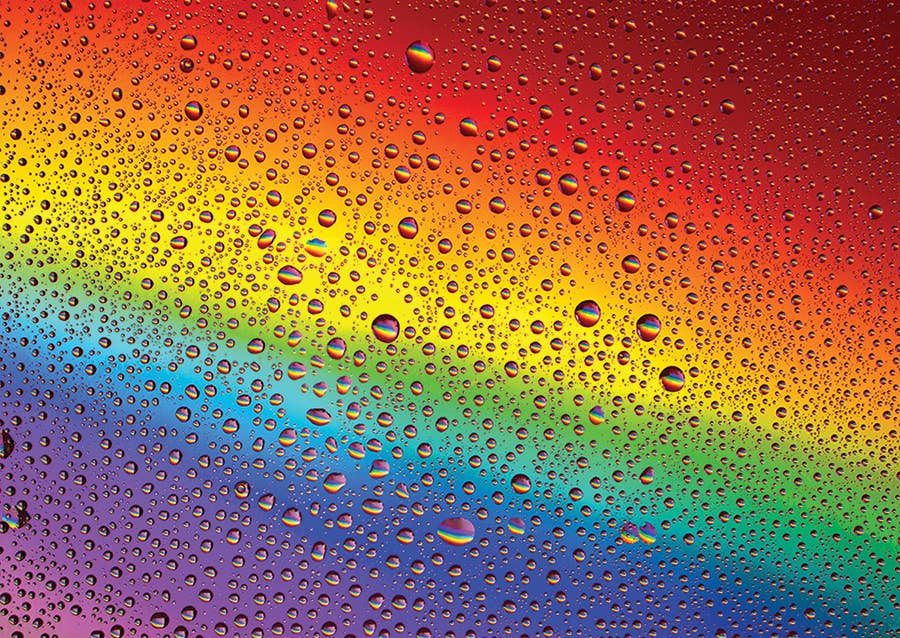 Rainbow Drops 1000-Piece Enjoy Puzzle