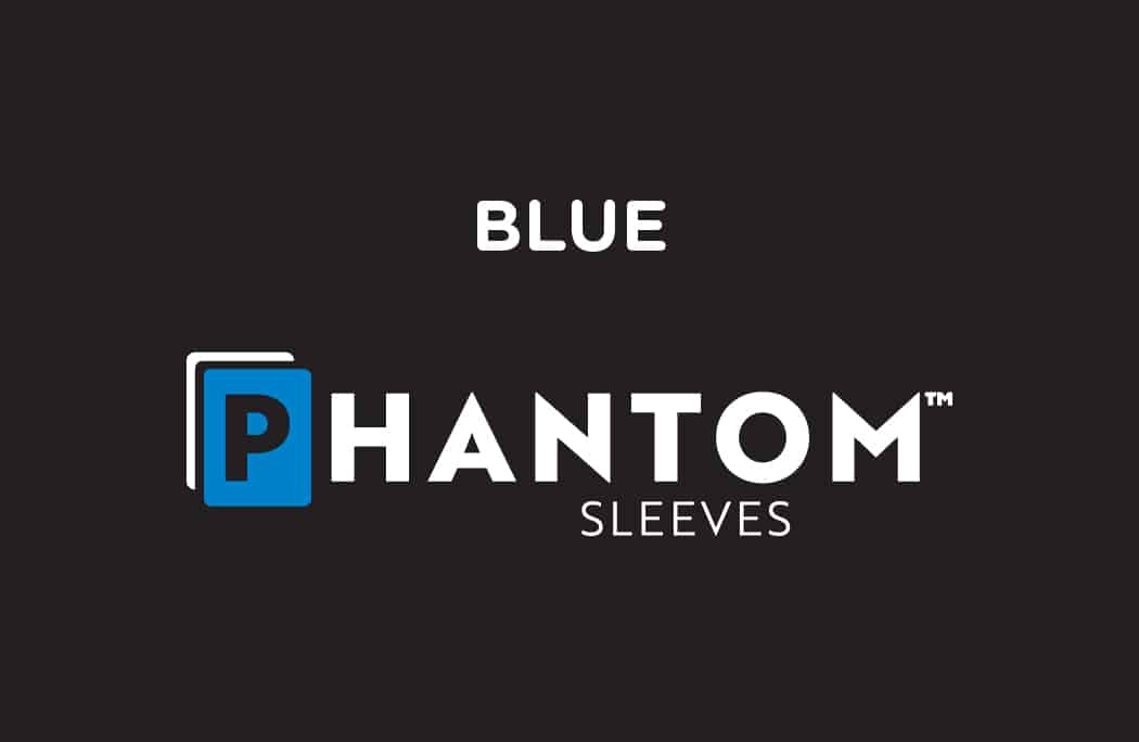 Phantom Sleeves Blue 58x89mm - Glossy/Matte