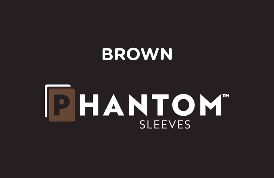 Phantom Sleeves Brown 43x65mm - Matte/Matte