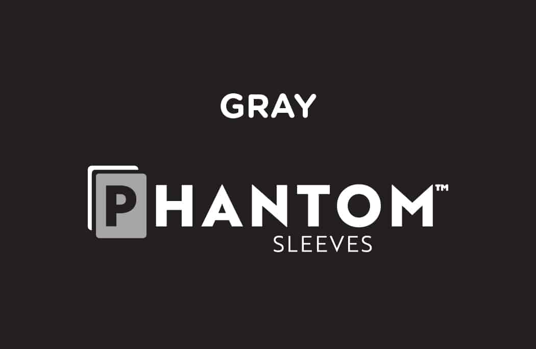 Phantom Sleeves Gray 64x88mm - Glossy/Matte