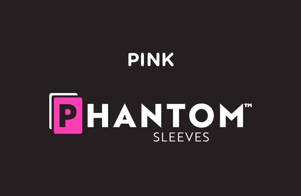 Phantom Sleeves Pink 65x100mm - Matte/Matte