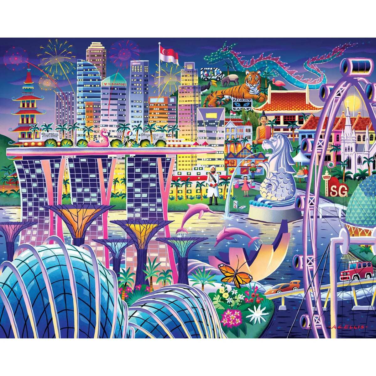 Singapore 1000 piece puzzle