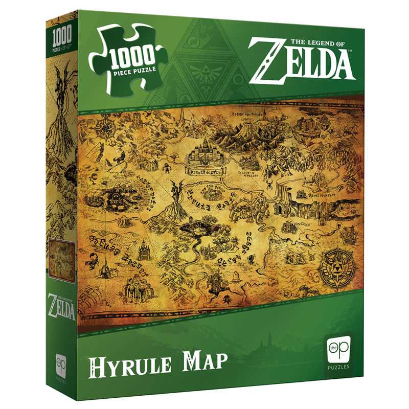 The Legend of Zelda: Hyrule Map 1000pcs Puzzle