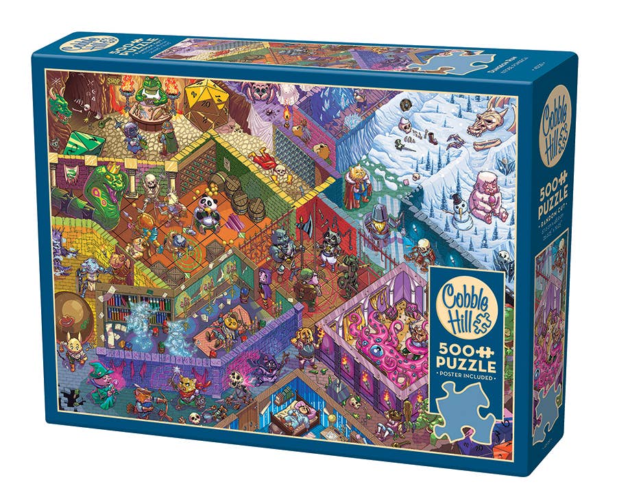 Dungeon Run 500-Piece Cobble Hill Puzzle