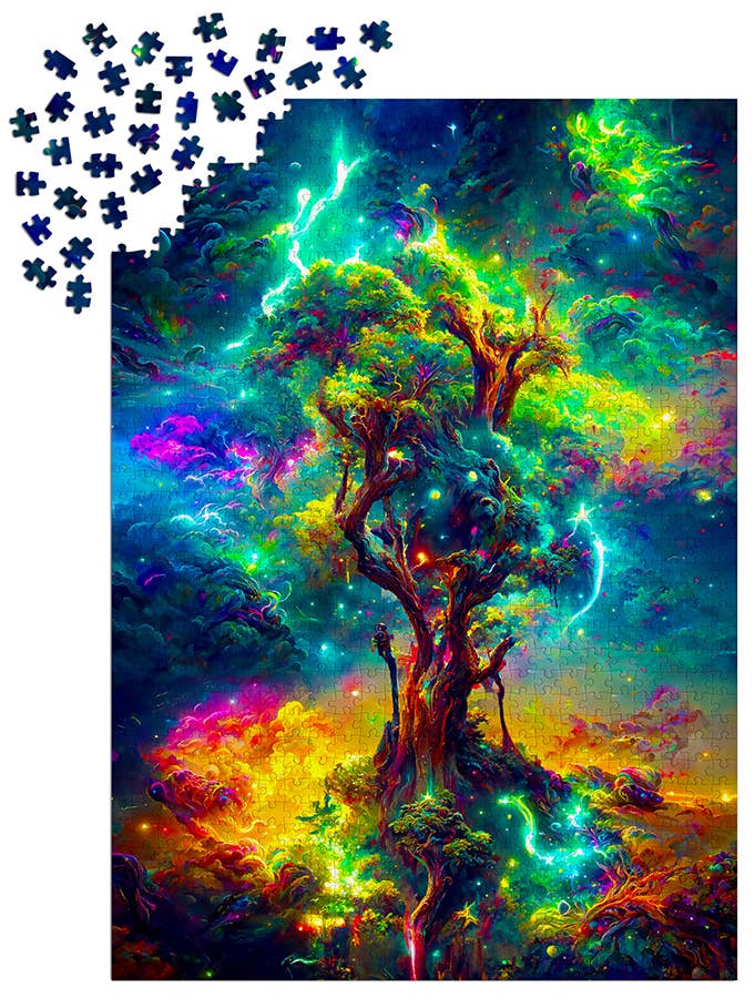 Cosmic Tree of Life 1000-Piece Enjoy Puzzle