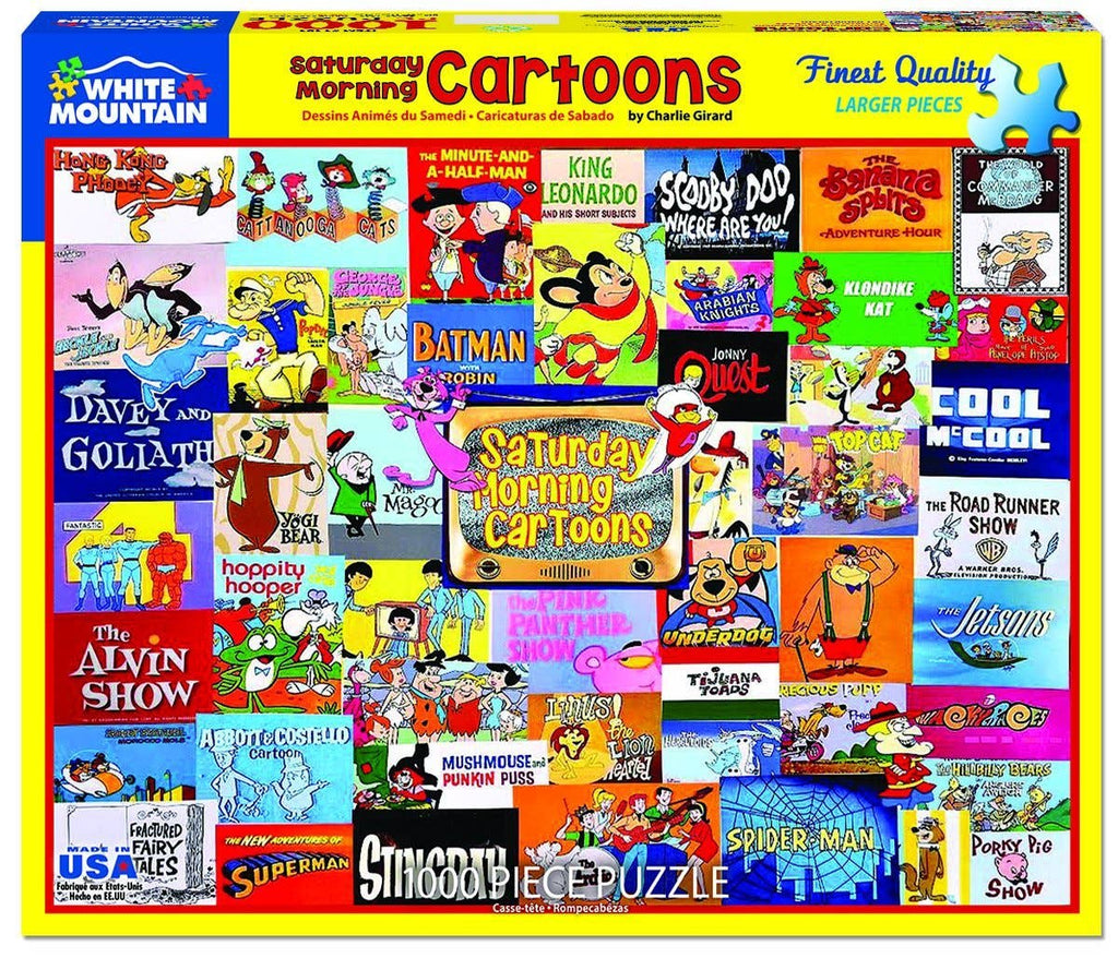 Saturday Morning Cartoons (1481Pz) - 1000 Piece Jigsaw Puzzl