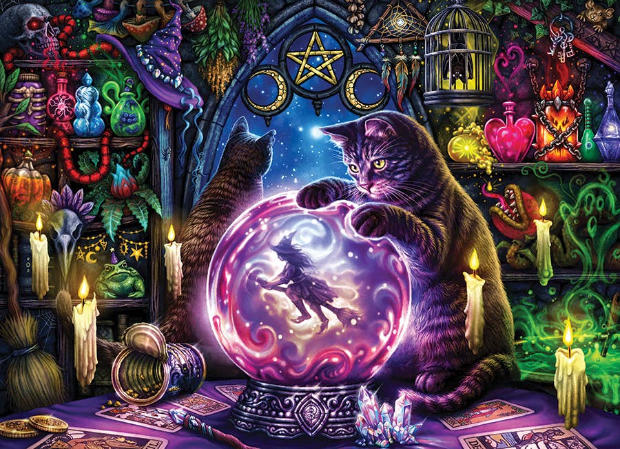 Time to Feed the Cats 1000-Piece Cobble Hill Puzzle