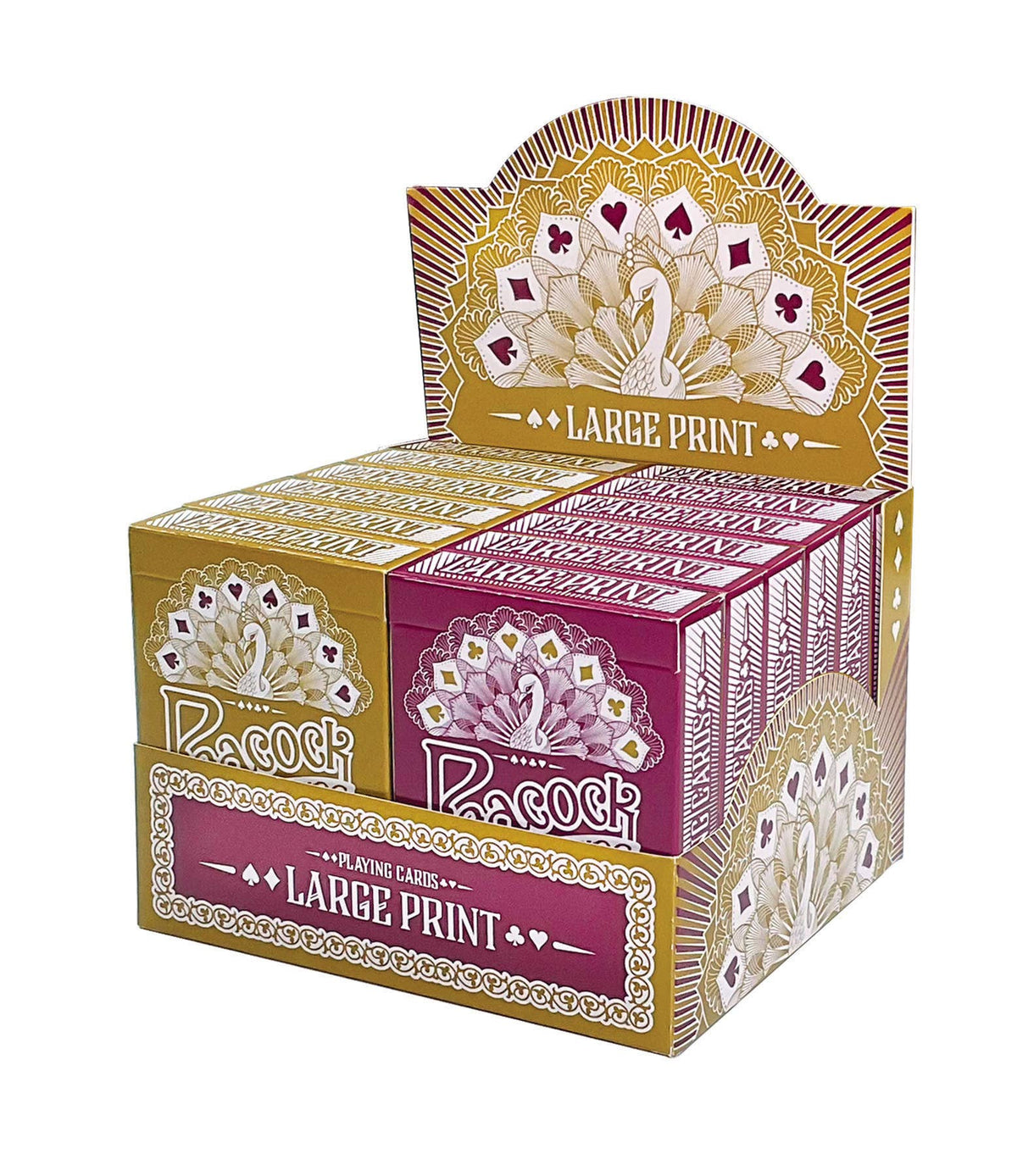 Large Print Playing Cards (12 in Display)