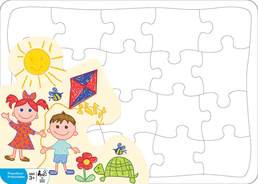 Create Your Own Puzzle Display (18) – 20-Piece, 10" x 14"
