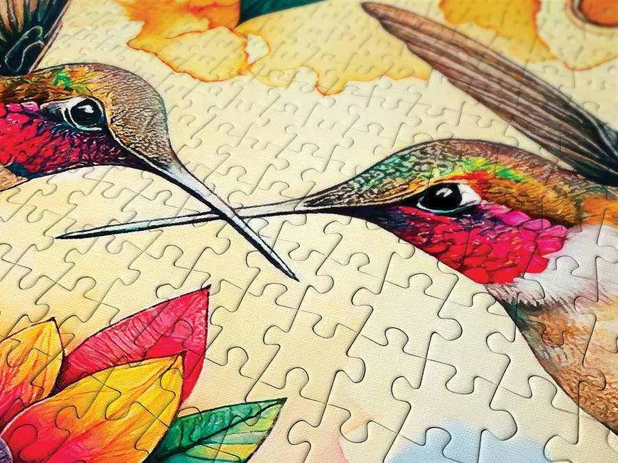 Hummingbird Haven 1000-Piece Enjoy Puzzle