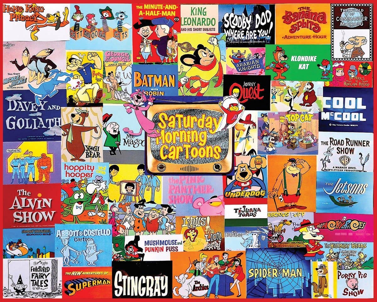 Saturday Morning Cartoons (1481Pz) - 1000 Piece Jigsaw Puzzl