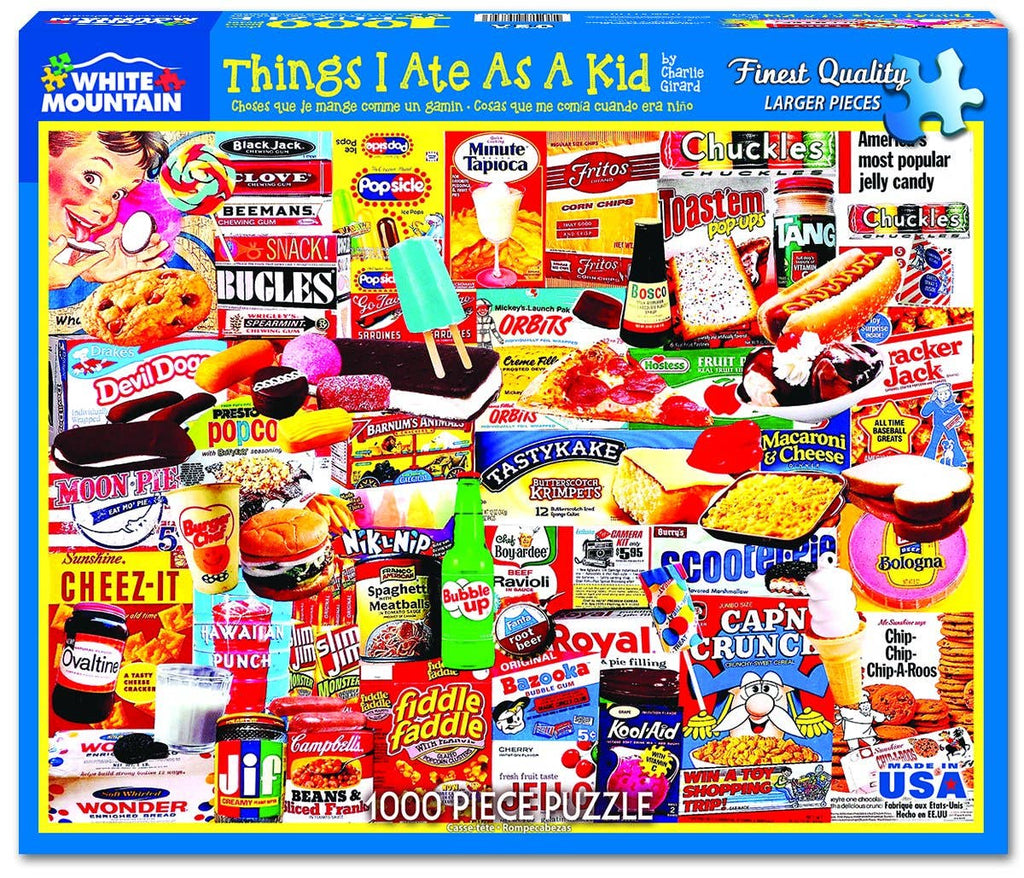 Things I Ate As A Kid (1110pz) - 1000 Piece Jigsaw Puzzle