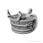 Unmatched - The Witched: Geralt In Bathtub Mini