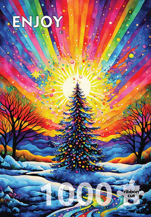 Christmas Tree Celebration 1000-Piece Enjoy Puzzle